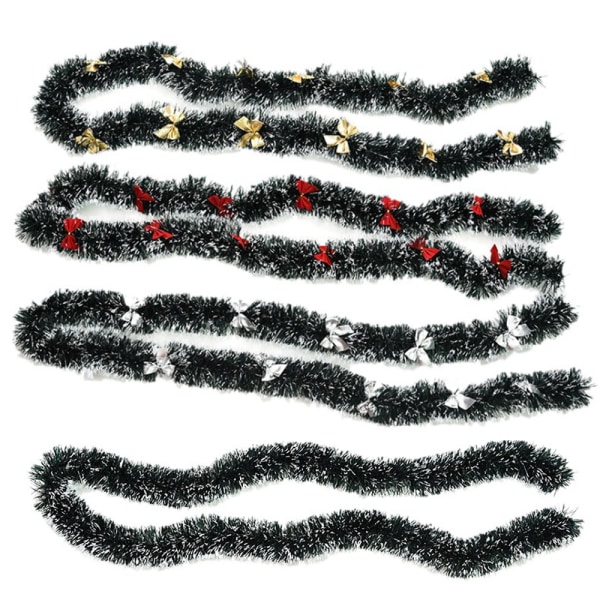 Garland jul Garland dekoration hem prydnader Gold 2M