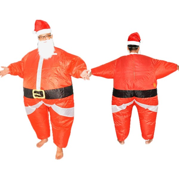 Uppblåsbar Jultomtedräkt för Unisex Vuxen