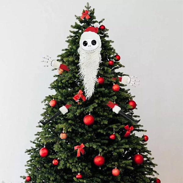 Julgrans Topp Dekorationer The Nightmare Before Christmas Santa Jack Toppset C