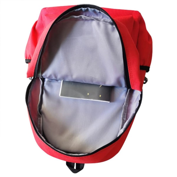 Rainbow Friends ryggsäckar för barn Skolväska med stor kapacitet Rose Red