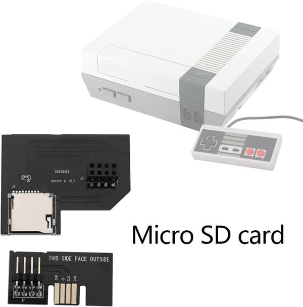 SD2SP2 Pro lagringskortläsare Micro SD-kortläsare minneskortadapter stöder TFCard kompatibel med GameCube (DOL-001)
