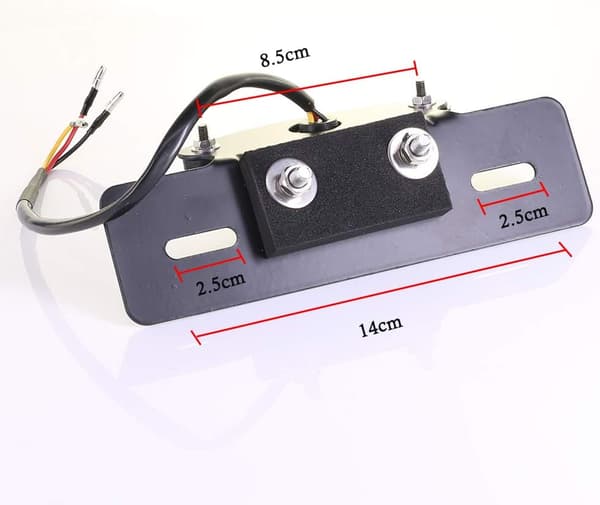 Motorcykel LED RÖD Stopp Kör Broms Bakljus Bakskärm Universal Modifierad Retro