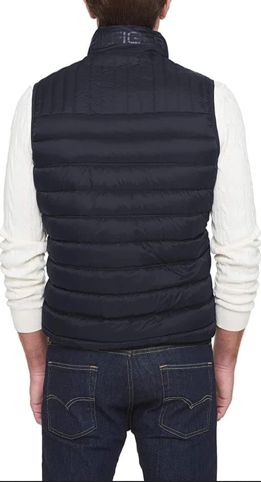 Tommy Hilfiger Herr Lätt Packbar Puffer Väst Dunväst (1-pack)