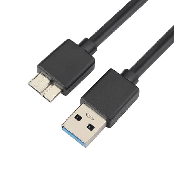 Hårddiskkabel USB 30 A hane till Micro B hane Höghastighetsdatakabeladapter Hårddiskadapter