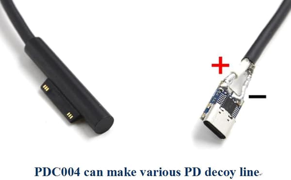 DEWIN Trigger Module 5st USB-C PDC004 PD 12V DC Fast Spänning Strömutlösningsmodul 5A Typ-C Hona Ingång