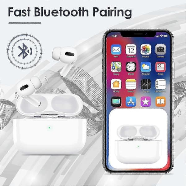 Trådlöst laddningsfodral för AirPods Pro 2 Ersättning Stöder Bluetooth-synkronisering