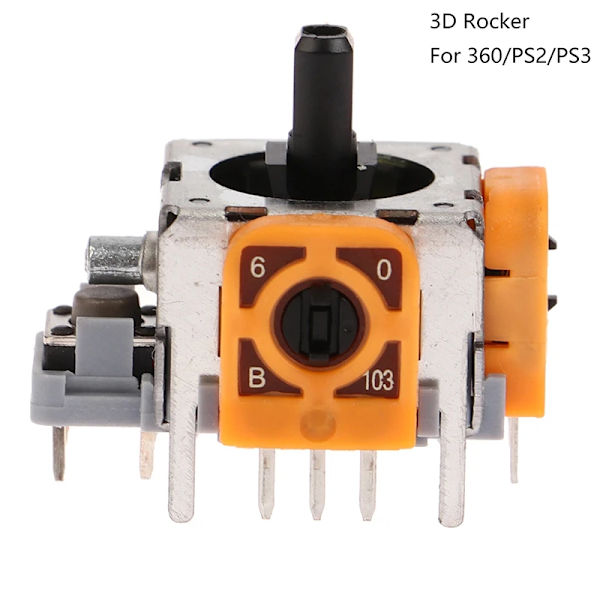 Lämplig för Hall Effect 3D Joystick Module Controller för XBOX360 PS2 PS3 Analog Sensor Potentiometer DIY-tillbehör