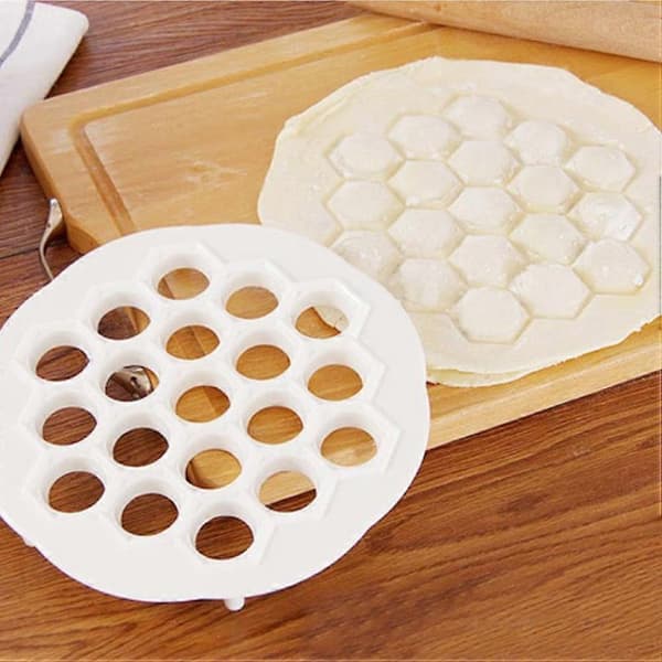 38 Hål Dumplingform Pelmeni Tillverkningsformar Accelerator Vit