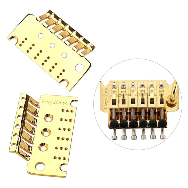 6-strängad elgitarr Tremolo System Stallplatta Ersättningsdelar Gitarrdelar & Tillbehör