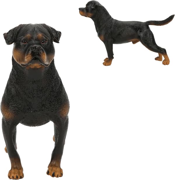 Rottweiler Modellprydnader Utsökt utförande Rottweiler Modell Cool Styling Underbar present Mycket simuleringsleksak