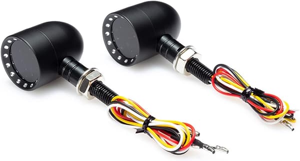 Delar Motorcykel LED Blinkers Broms Bakljus Integrerade för Custom Chopper PAR