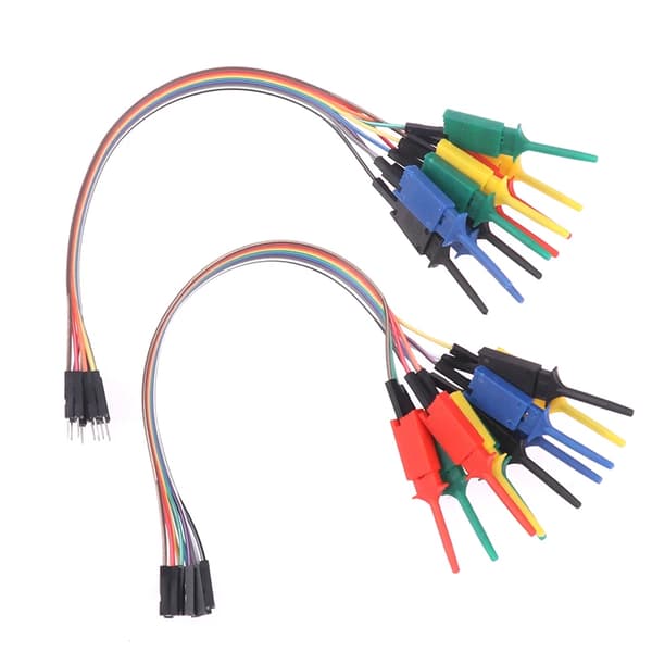 Högdriven 20CM logikanalysator testkrok sond testklämma kit för effektiv anslutning och testning av chipstift