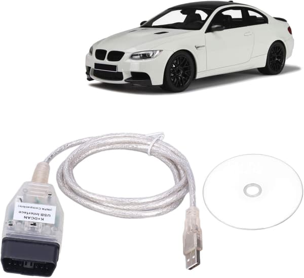 Bildiagnostikverktyg Kabel K+Dcan Obd2 USB-kabelgränssnitt med omkopplare Ersättning för serie 1 E81 E82 E83 E87 E88 2004-2011 Bilmotorfelkodsscanner