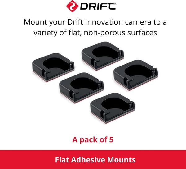 Drift Innovation flate selvklebende fester X 5 - Svart