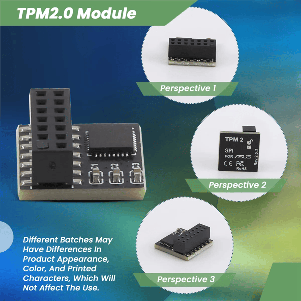 TPM-säkerhetsmodul TPM20 för ASUS TPM SPI Parallel Trusted Platform Module Multifunktionell bärbar modul XY