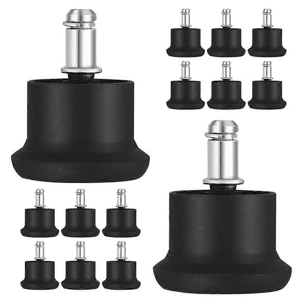 15 st Bell Glides för stolar Anti-Scratch Golvskydd Hög Profil Design