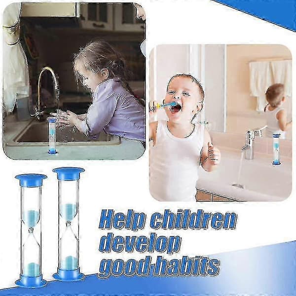 24-pack 2-minuters sandtimer timglas med akrylskydd för barn klassrumsspel tidshantering