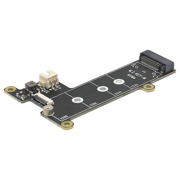 X1001 M.2 NVMe SSD Shield PCIe Peripheral Board för Raspberry Pi 5