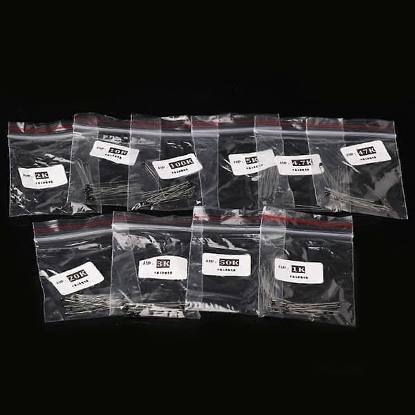 100 st 2K NTC Termistor Motstånd Kit Exakt Temperatur Termistor