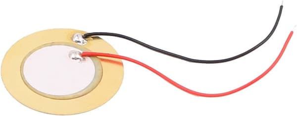 20 st 27 mm Piezo Disc Element Sensor med kablar Mikrofontrumutlösare Akustisk pickup för gitarr