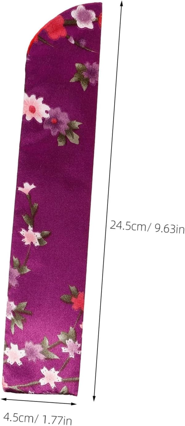 4 st handfläktsfodral Elegant påse för hopfällbara handfläktar Lätt bärbar handfläktskydd Chic förvaringsväska present