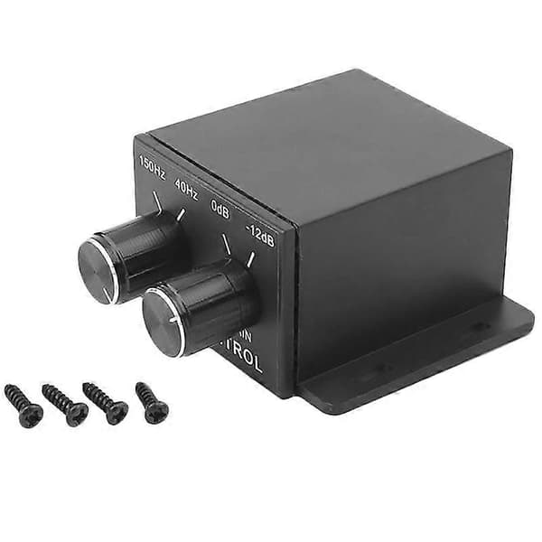 Ny Bil Effektförstärkare Ljudregulator Bas Subwoofer Equalizer Crossover Controller 4 Rca Justera