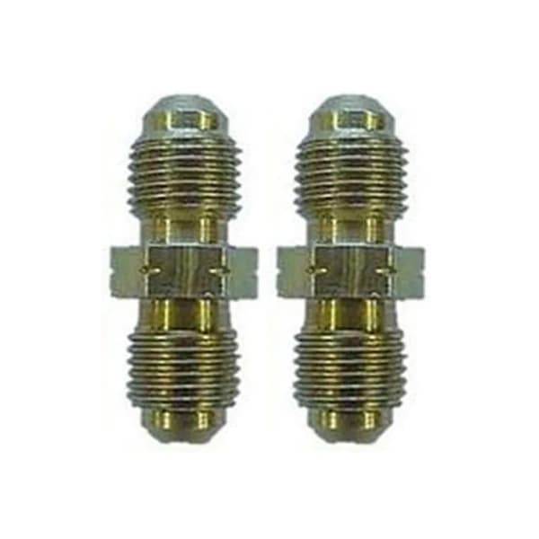 1Set Bromsrörskopplingar Anslutningar 10mm 1mm 2-vägs Inline Han- Honmuttrar För 3/16\" Rör Bromsledningar Slangar Anslutning