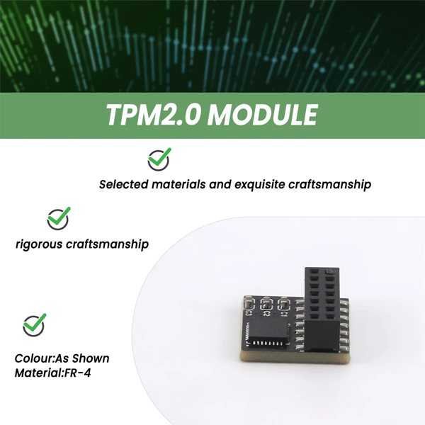 TPM-säkerhetsmodul TPM20 för ASUS TPM SPI Parallel Trusted Platform Module Multifunktionell bärbar modul XY