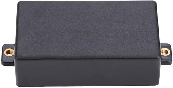 2 st Humbucker Pickup-skydd Slitstarka gitarrpickup-skydd Förseglade reservdelar för elgitarr (svart)