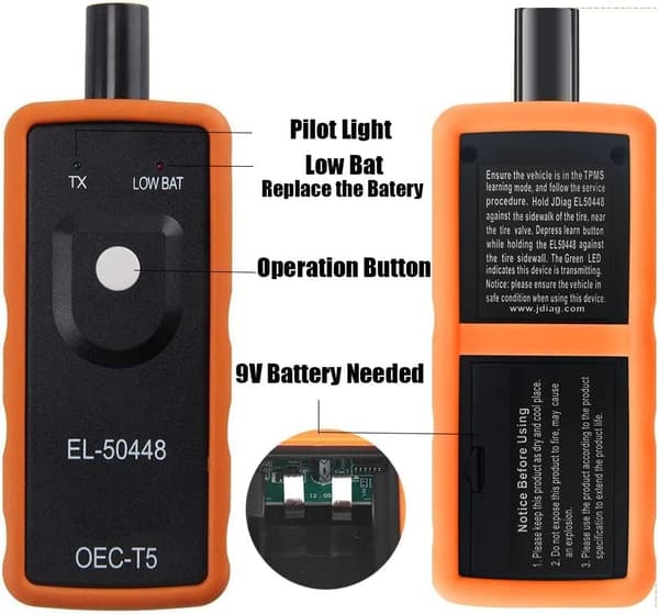 Universal bil tryckmonitor sensor däckåterställningsverktyg TPMS bildäcktryckssensor