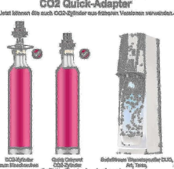CO2 Snabbkopplingsadapter för Sodastream Duo Art