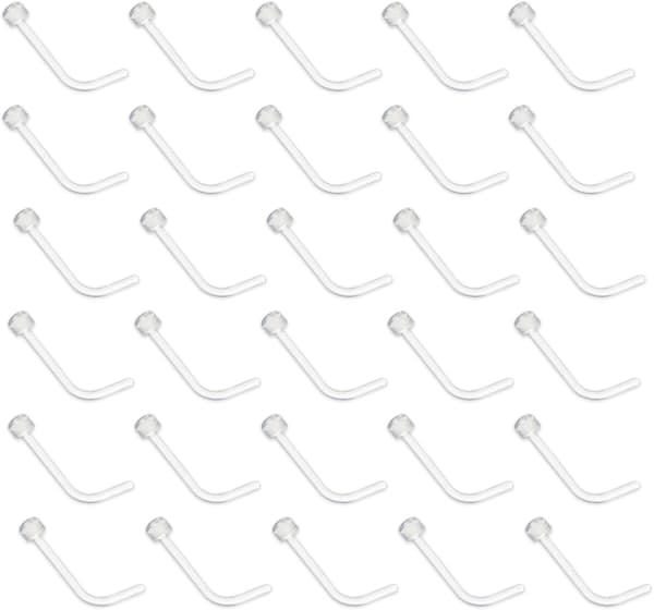 Klar nässtift 30 st L-formad osynlig nässtift perforatorfixator dold perforatorfixator benstift rak nässtiftfixator