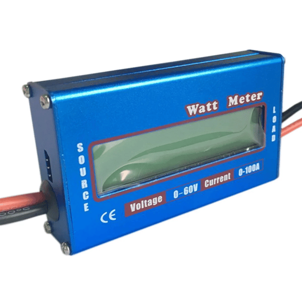 DC 60V 100A WATT Meter Strömanalysator Solvindanalysator LCD Digital Strömenergimätare DC Strömanalysator