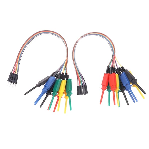 Högdriven 20CM logikanalysator testkrok sond testklämma kit för effektiv anslutning och testning av chipstift