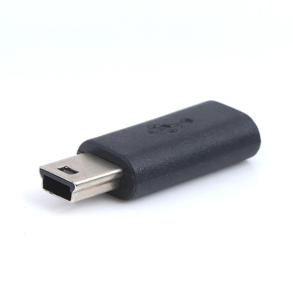 1 st adapteringång Micro USB + utgång Mini USB Micro USB hona till Mini USB hane