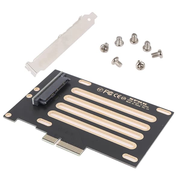U2 SFF-8639 till PCI-E X4 30 Riser-kort SFF-8639 till SSD-förlängningsadapter