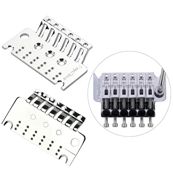 6-strängad elgitarr Tremolo System Stallplatta Ersättningsdelar Gitarrdelar & Tillbehör