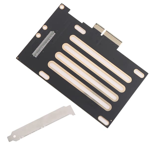 U2 SFF-8639 till PCI-E X4 30 Riser-kort SFF-8639 till SSD-förlängningsadapter