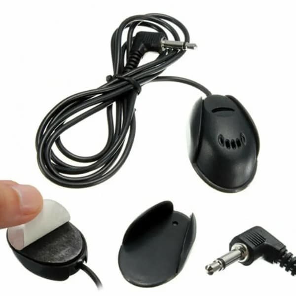 Bilnavigeringsmikrofon för bil Plug Play Paste 35 mm trådbunden rundstrålande extern Bluetooth-mikrofon
