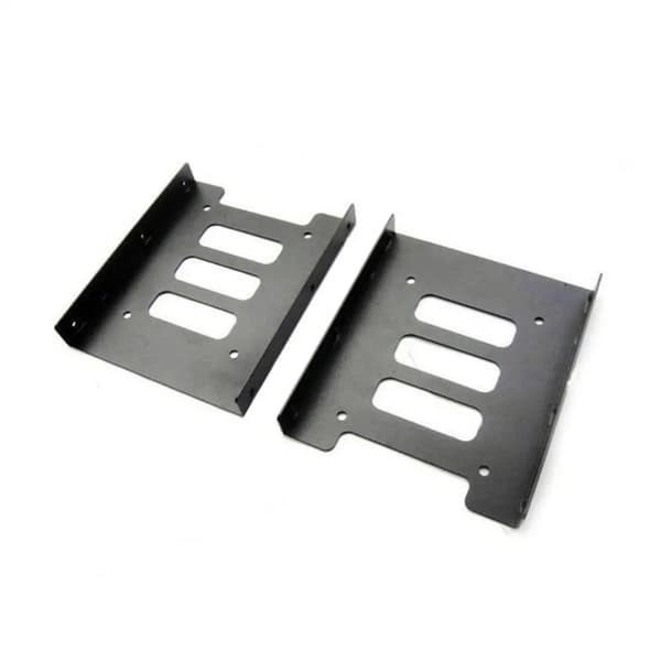 Metall SSD-stativ 2,5 tum till 3,5 tum SATA hårddiskfäste hållare SSD Solid State Disk Caddy-fackstöd
