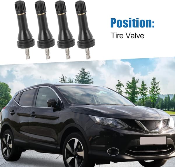 A ABSOPRO Däcktryckssensor Ventilstam för Nissan Qashqai (Set om 4)