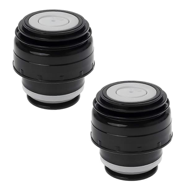 2-pack Vakuumflasklock 4,5 cm, portabla resemuggarsättningslock för isolerade flaskor