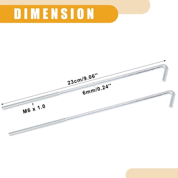 Partuto 2 st 23x06cm Universal bilbatterikrokklämma - Metall silverton