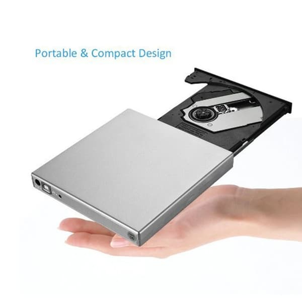 Universell extern CD DVD optisk enhet bärbar USB 2 0 extern DVD optisk enhet läsare för dator bärbar dator