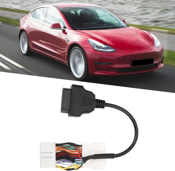 OBD2-kabel 26Pin OBD2 Diagnostisk Kabelkontaktkabel för Tesla Model 3 Model Y efter januari OBD2 Diagnostisk Adapter