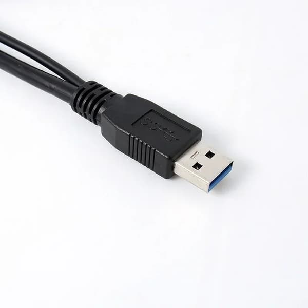 HDD USB 30 Typ A till Micro B Y-kabel USB30 Datakabel för extern mobil hårddisk Datakablar