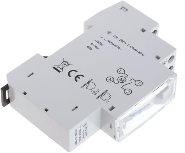110-240V 16A DIN-skena timerrelä mekanisk 24 timmar programmerbar