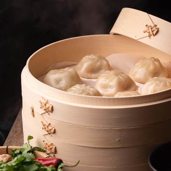300 st ångpapper, bambu ångfoder för ångade bullar, dumplings, bakning, vit non-stick