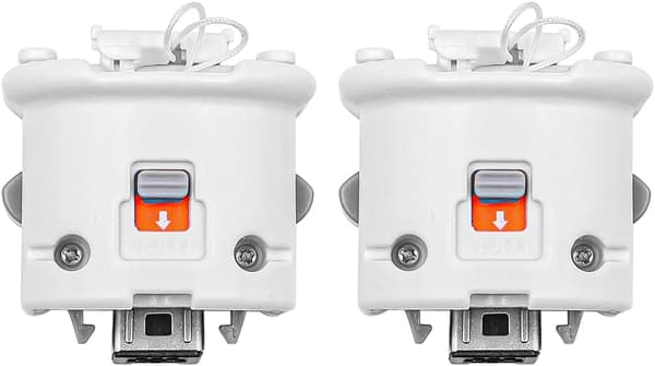 2PCS Motion Plus Adapter Accelerator Handtag Sensator Extern Adapter för Wii Fjärrkontroll