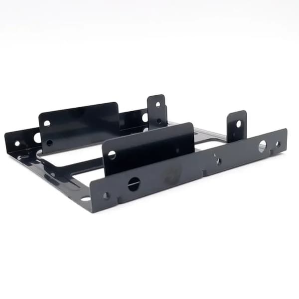 25 till 35 hårddiskfäste hårddisk dubbel stationär SSD-monteringsfäste intern adapter
